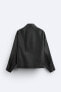 Фото #12 товара Куртка из смесовой ткани с восковым покрытием ZARA Linen blend