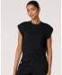 ფოტო #4 პროდუქტის Women's Rebody Nadine Scuba Shirring Top