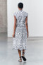 Фото #8 товара Платье с контрастной вышивкой — zw collection ZARA