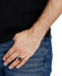 ფოტო #2 პროდუქტის Men's Lab Created Black Spinel (1-1/2 ct.tw.) Band Ring in Sterling Silver