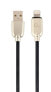 Gembird Cablexpert CC-USB2R-AMLM-1M - 1 m - USB A - Lightning - Male - Male - Black