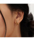 ფოტო #4 პროდუქტის Gold Stud Earrings - Sloane
