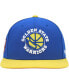 Men's Royal Golden State Warriors Hardwood Classics Coast to Coast Fitted Hat