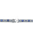 ფოტო #3 პროდუქტის Rhodium Plated Emerald Cubic Zirconia Tennis Bracelet