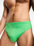 COLLUSION swim brief in bright green