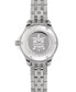 ფოტო #2 პროდუქტის Women's Swiss DS Action Diamond Accent Stainless Steel Bracelet Watch 34mm