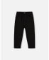 ფოტო #1 პროდუქტის Toddler Boys Stretch Twill Pleated Knee Jogger Pants Black