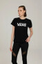 Wm Drop V Ss Crew-b Kadın T-shirt VN0A5HNMBLK1