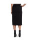 ფოტო #2 პროდუქტის Women's Pull On Pencil Skirt with Buckle Detail