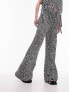 Фото #3 товара Topshop knitted beach trousers in monochrome