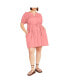 Фото #1 товара Plus Size Cassie Plain Dress