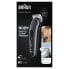 Braun BodyGroomer Body groomer 5 BG5350 - with SkinShield technology and 2 attachments - Wet & Dry - AC/Battery - Black - Silver