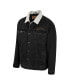 ფოტო #2 პროდუქტის Men's x Wrangler Charcoal Iowa Hawkeyes Western Button-Up Denim Jacket