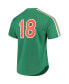 Фото #2 товара Men's Darryl Strawberry Green New York Mets Cooperstown Mesh Batting Practice Jersey