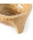 Фото #4 товара Burned Wood Carved Small Serving Fruit Bowl Bread Basket