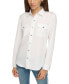 Women's Epaulette Button Up Shirt