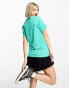 Фото #4 товара Vans unisex left chest logo t-shirt in turquoise