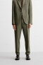 COTTON - LINEN SUIT TROUSERS