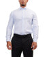 Men's Modern Spread Collar Textured Fitted Shirt