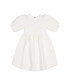 Toddler Girls Quilted Puff Sleeve Dress