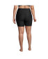 Plus Size High Waisted 6" Bike Swim Shorts with UPF 50 Sun Protection