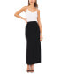 Фото #3 товара Women's A-Line Side Slit Maxi Skirt