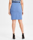 Фото #2 товара Women's Belted High-Waisted Pencil Skirt