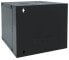 Фото #10 товара Intellinet Network Cabinet - Wall Mount (Double Section Hinged Swing Out) - 6U - Usable Depth 235mm/Width 465mm - Black - Flatpack - Max 30kg - Swings out for access to back of cabinet when installed on wall - 19" - Parts for wall install (eg screws/rawl plugs) not