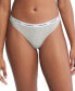 Фото #2 товара Women's 3-Pk. Modern Logo Low-Rise Thong Underwear QD5209