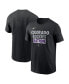 ფოტო #1 პროდუქტის Men's Black Colorado Rockies Rally Rule T-shirt