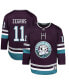 ფოტო #1 პროდუქტის Big Boys Trevor Zegras Purple Anaheim Ducks 30th Anniversary Premier Player Jersey