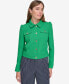 ფოტო #1 პროდუქტის Women's Long-Sleeve Button-Front Jacket