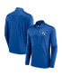 Фото #1 товара Men's Royal Kansas City Royals Underdog Mindset Quarter-Zip Jacket