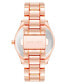 ფოტო #2 პროდუქტის Women's Quartz Rose Gold-Tone Alloy Link Bracelet Watch, 36mm