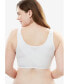 ფოტო #1 პროდუქტის Plus Size Stay-Cool Wireless Posture Bra