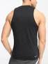 adidas Training Essential logo vest in black