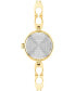 Women's Gracie Quartz Gold-Tone Stainless Steel Bangle Watch 23mm