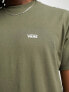 Vans left chest logo t-shirt in dark olive