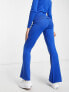 Фото #2 товара New Look co-ord ribbed knitted trousers in blue