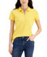 Фото #1 товара Women's Short-Sleeve Polo-Collar Shirt
