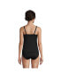 Фото #3 товара Women's Tummy Control Square Neck Underwire Tankini Swimsuit Top Adjustable Strap