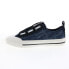 Фото #9 товара Diesel S-Astico Low Zip Mens Blue Canvas Lace Up Lifestyle Sneakers Shoes