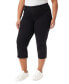 ფოტო #1 პროდუქტის Plus Size Shape-Effect High-Rise Capri Jeans