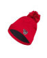 Фото #1 товара Men's Red NC State Wolfpack 2023 Sideline COLD.RDY Cuffed Knit Hat with Pom