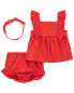 Baby 3-Piece Bubble Short Set 9M