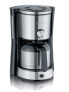 SEVERIN KA 4845 - Drip coffee maker - 1 L - Ground coffee - 1000 W - Black - Stainless steel
