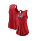 Фото #1 товара Women's Red New York Rangers Simplicity Swing Racerback Scoop Neck Tank Top