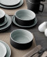 Фото #6 товара ColorTrio Stax 16 Piece Dinnerware Set, Service for 4