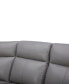 Фото #28 товара Addyson 88" 3-Pc. Leather Sofa with 3 Zero Gravity Recliners with Power Headrests, Created for Macy's