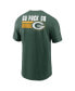 Men's Green Green Bay Packers Blitz Essential T-shirt